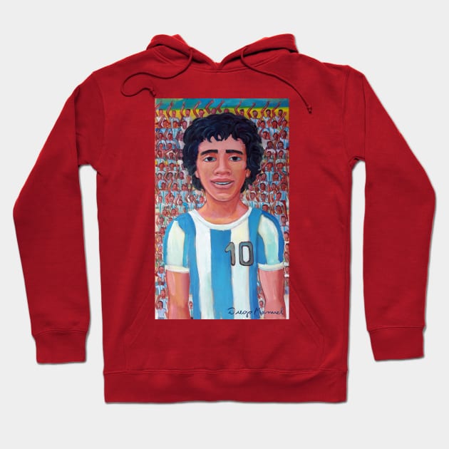 Diego and the fans Hoodie by diegomanuel